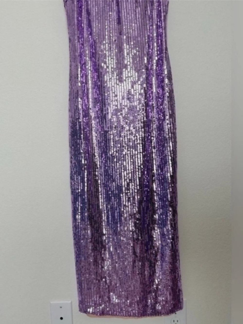 Galvan London Berlin Mirrored Sequin Bustier Midi Dress NWT - Picture 6 of 12